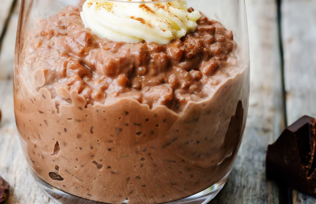 Instant Pot Chocolate Coconut Rice Pudding