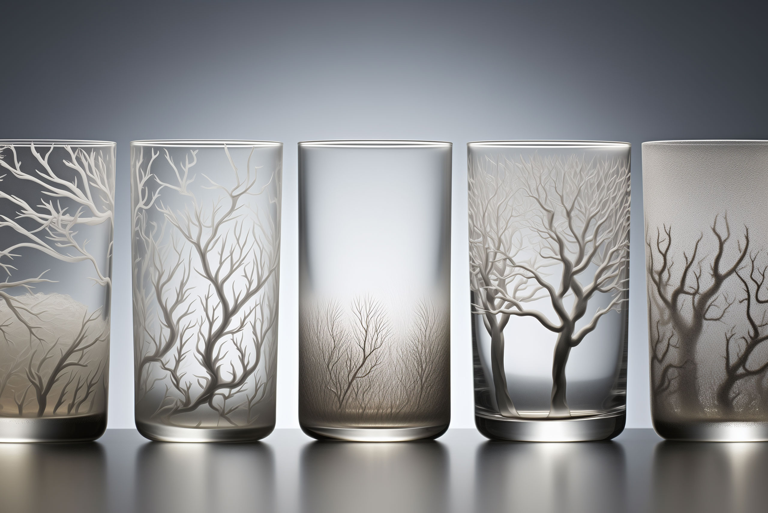 Frosted Glassware
