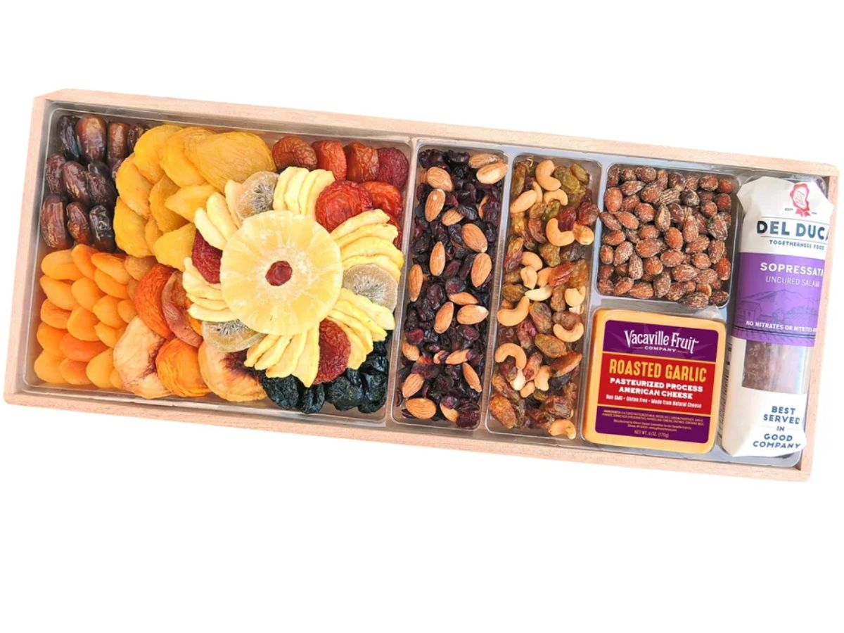 Vacaville Fruit and Nut Tray Costco