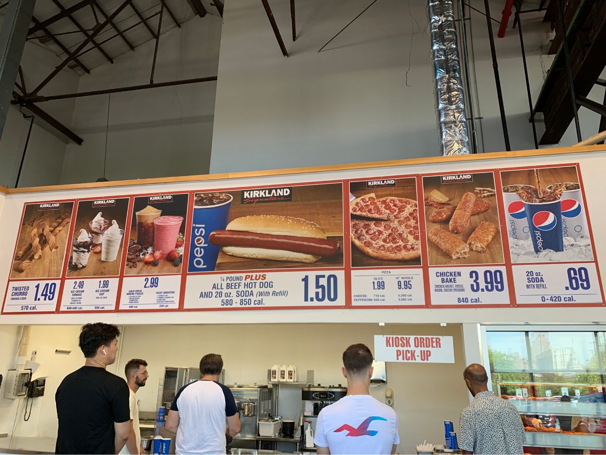 Food Court Items at Costco Google Commons