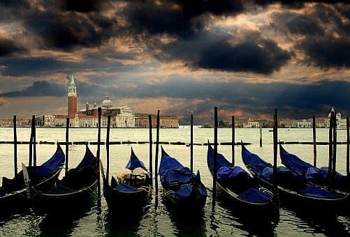 Gondolas of Venice 