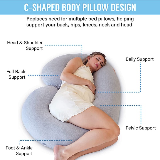 how to use a pregnancy pillow