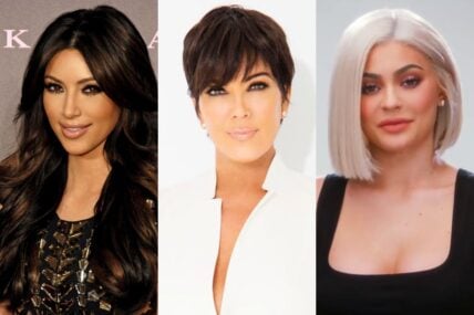 Kris Jenner, Kim Kardashian, and Kylie Jenner